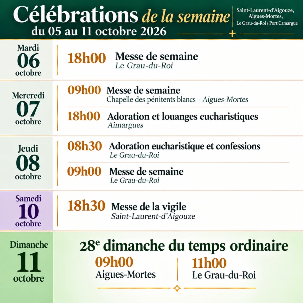 Semaine 5 octobre