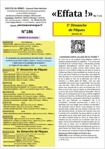 5e Dimanche de Pâques 5e Dimanche de Pâques