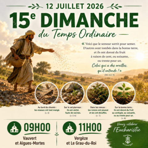 16e Dimanche du Temps Ordinaire 16e Dimanche du Temps Ordinaire