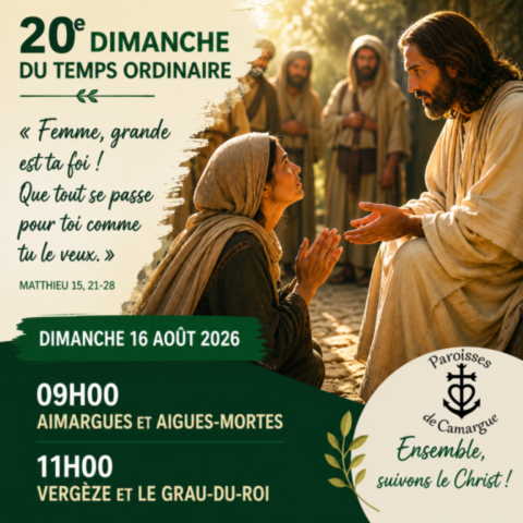 20e Dimanche du Temps Ordinaire 20e Dimanche du Temps Ordinaire